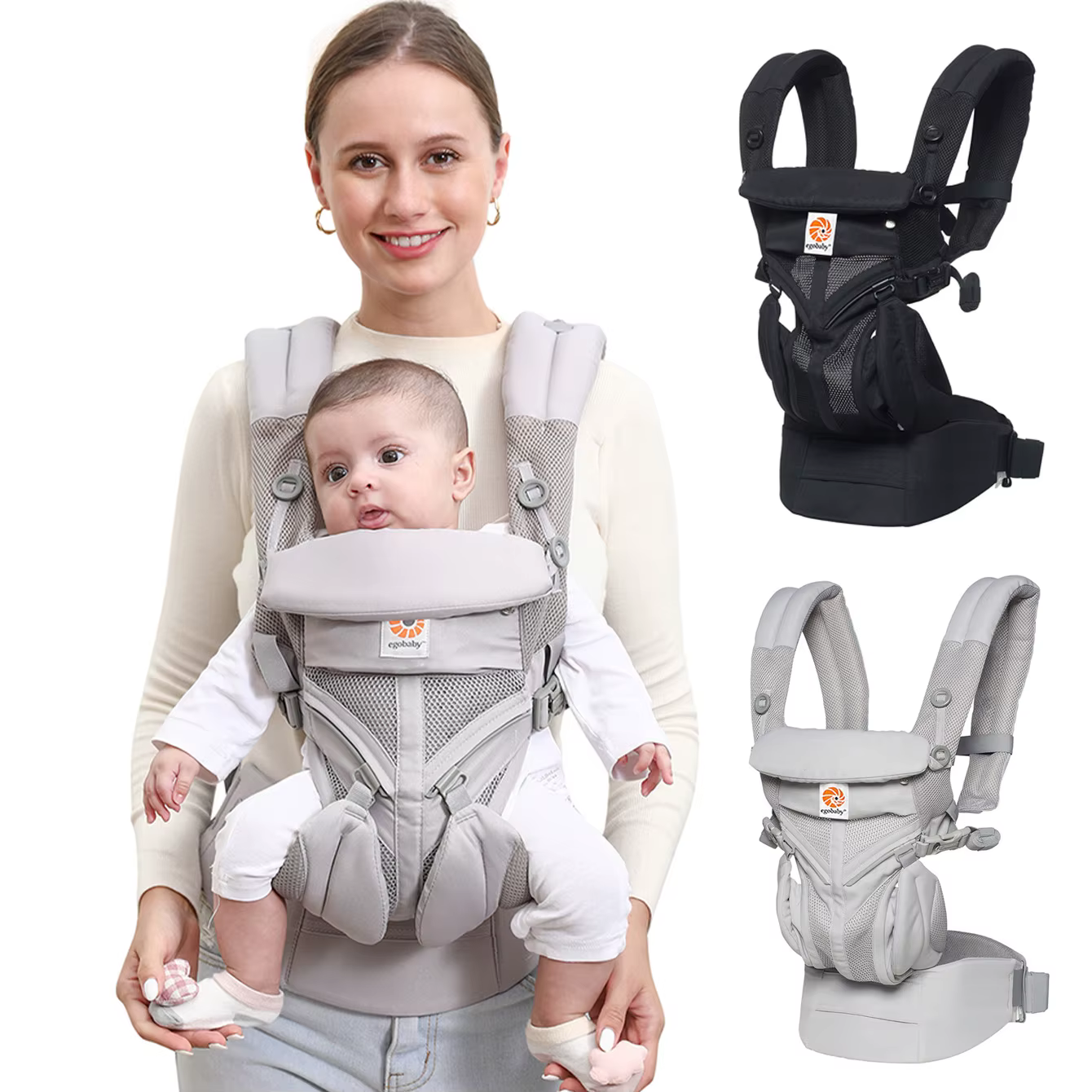 Porte-bébé ergonomique multifonctionnel, sac à dos pour bébé multi-poches, adapté aux nouveau-nés et