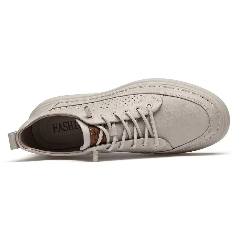 Printemps/hiver blanc Oxford chaussures hommes en cuir véritable en plein air confortable semelle so