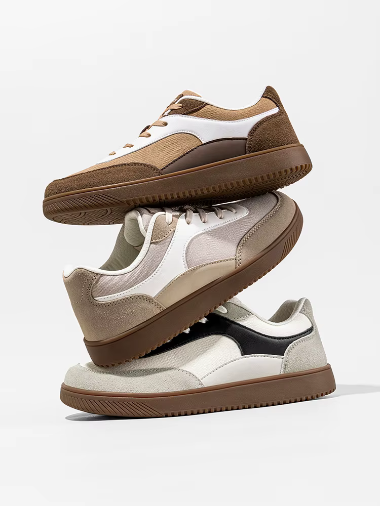 HOBIBEAR unisexe baskets à bout large femmes hommes minimaliste chaussures antidérapantes à lacets m