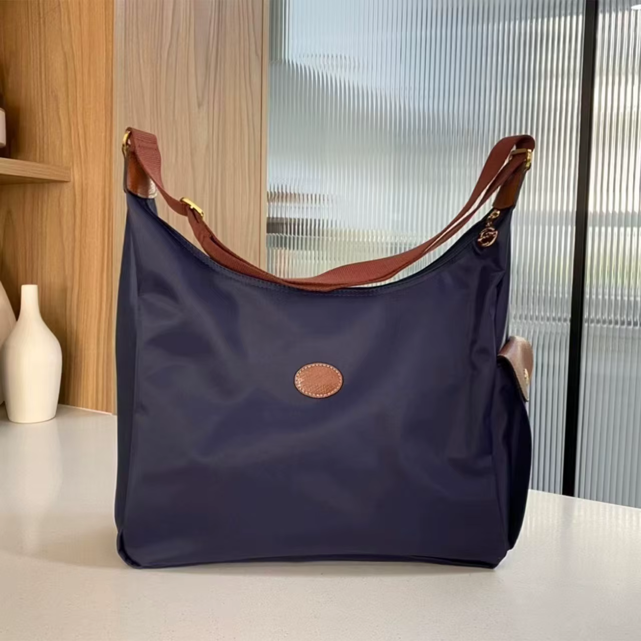 Sac messager HOBO de style français, sac à bandoulière, sac fourre-tout de grande capacité, sac à ba