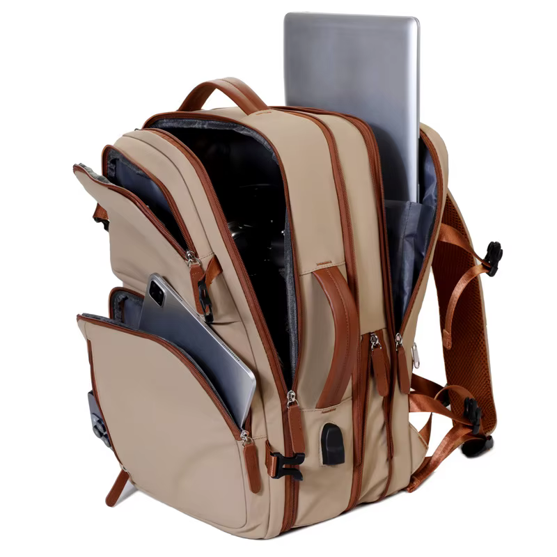 Sac à dos unisexe de grande capacité extensible, sac de voyage pour ordinateur portable, sac à bando