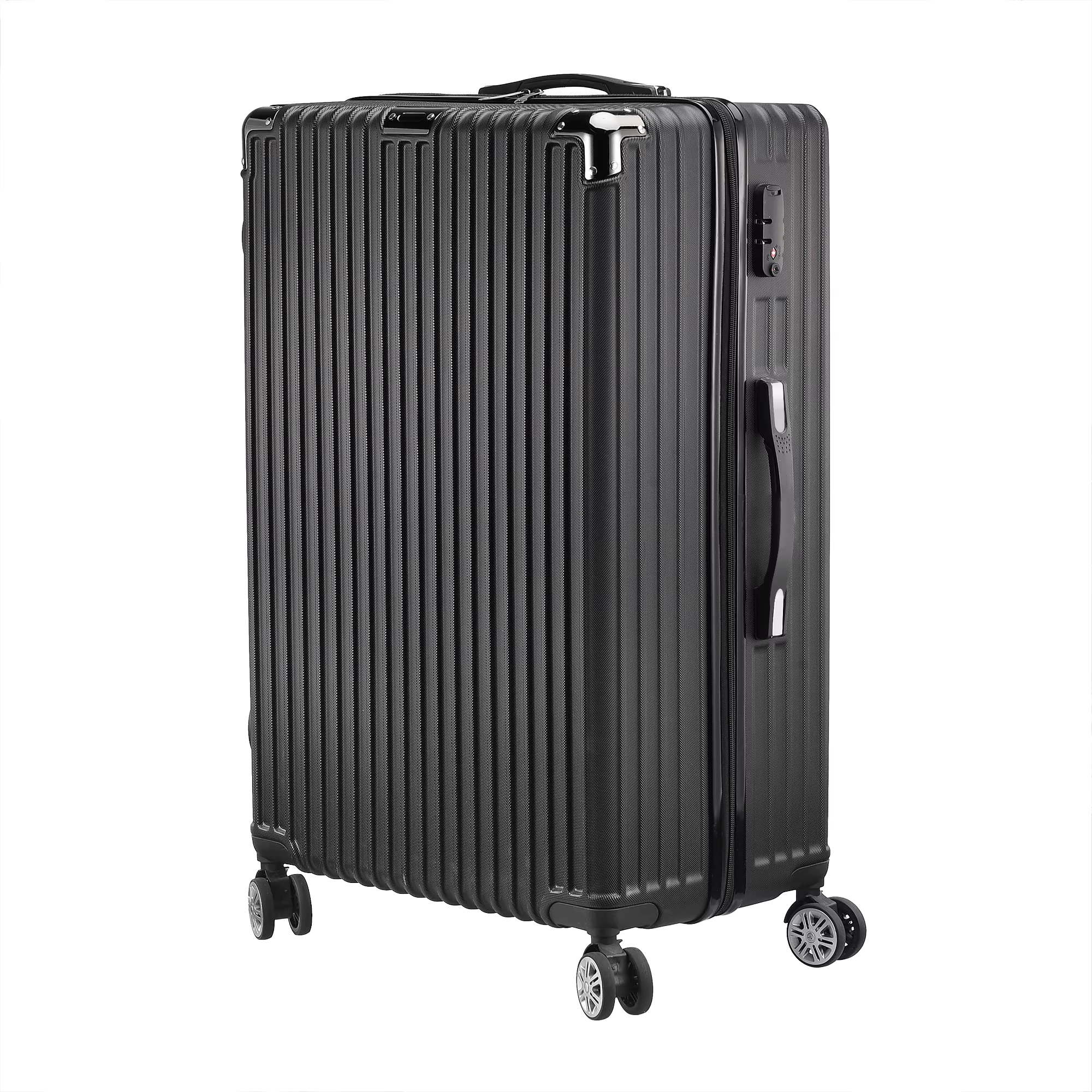 Ensemble de valises Anajqaqia 3 pièces, valise en ABS avec roulettes 360° ° Roues pivotantes et po