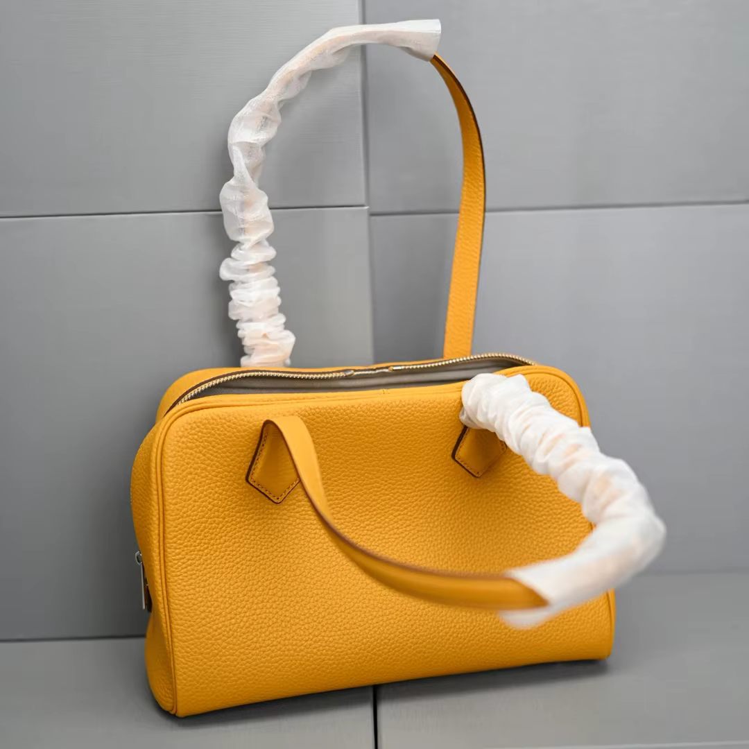 Sac à main en cuir véritable pour femme, couche supérieure, sensation avancée, nouveau modèle à la m