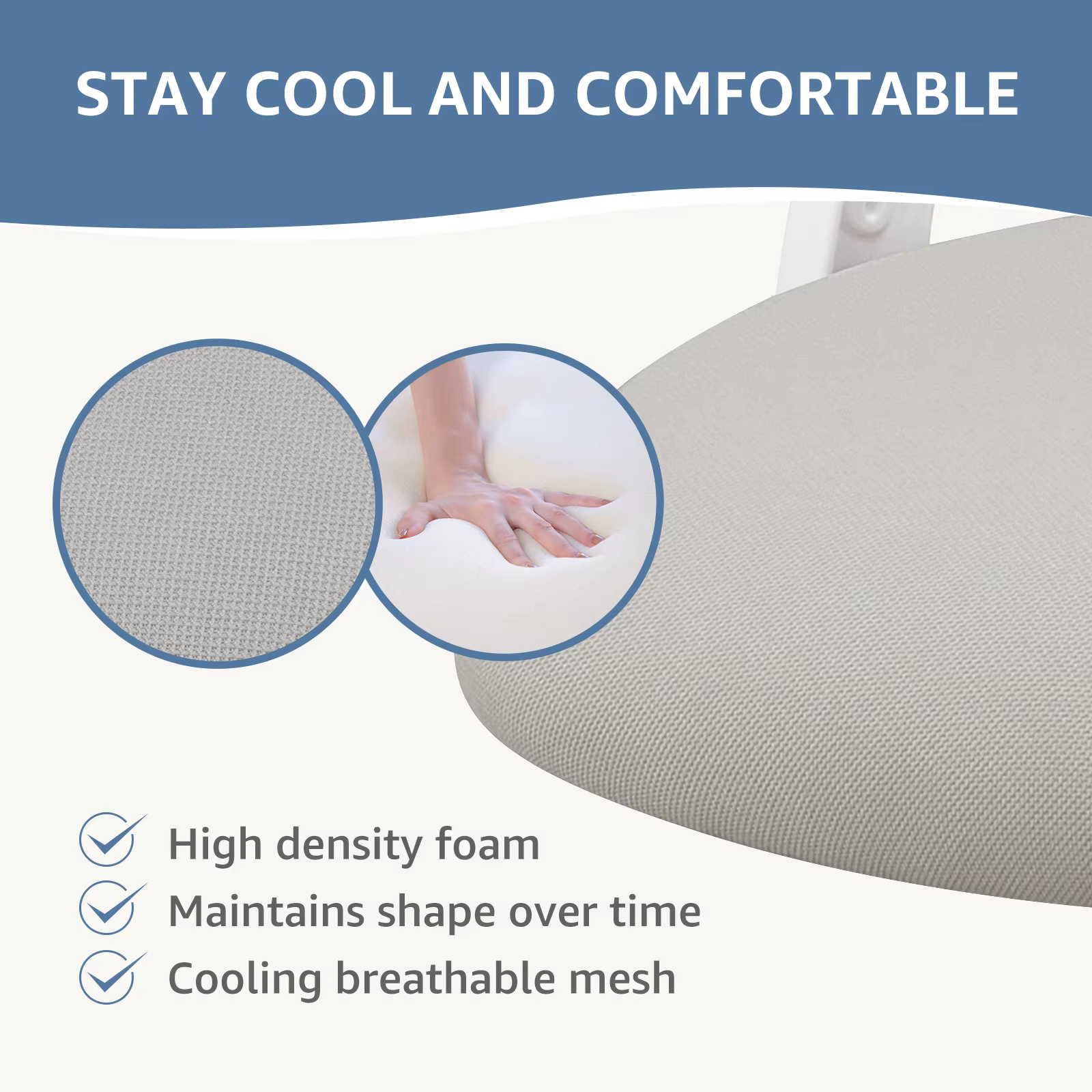 JHK – chaise de bureau ergonomique en maille, bras rabattables, appui-tête réglables, Support lombai