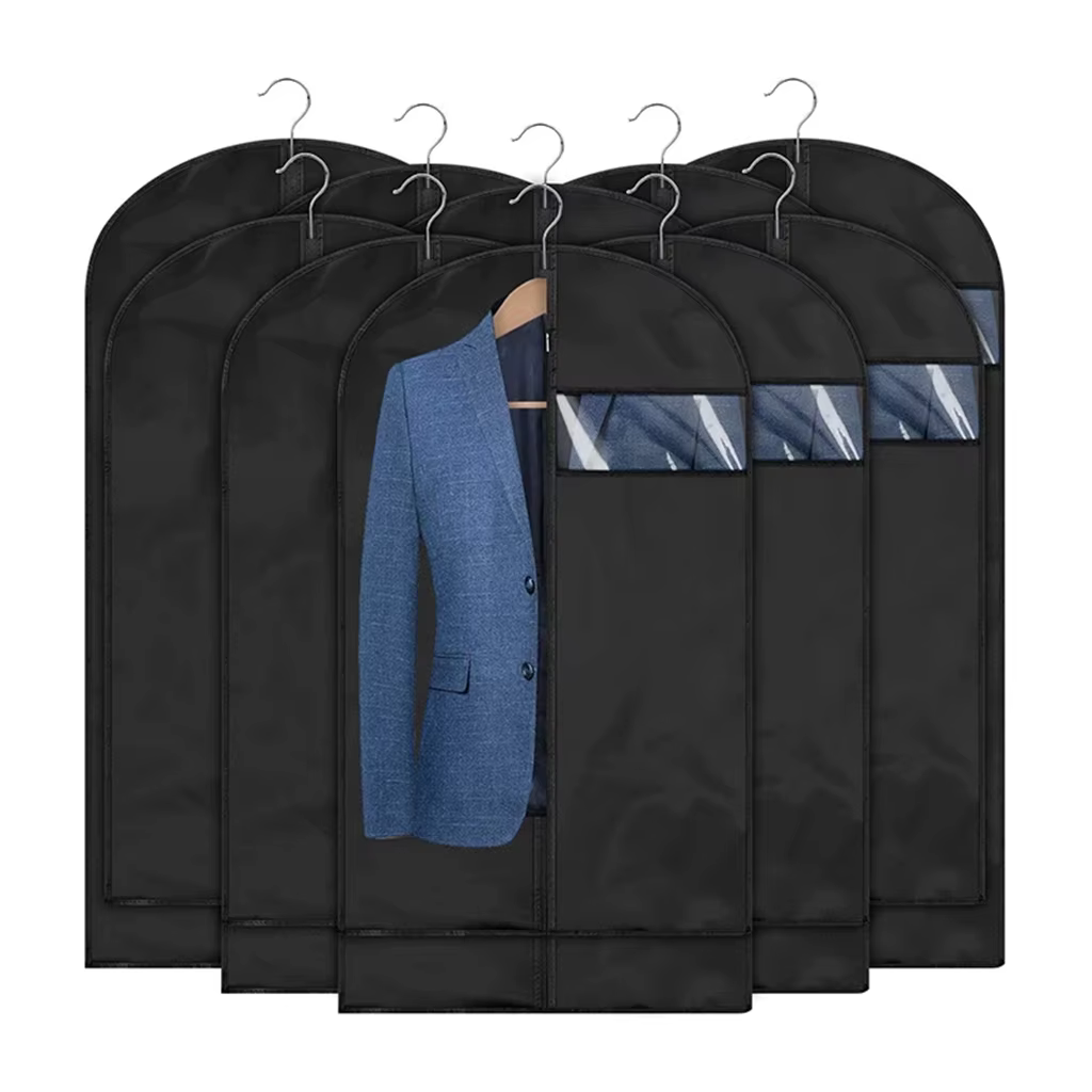 Housses de vêtements anti-poussière, imperméables, pour manteau, costume, robe, protecteur, sacs à v