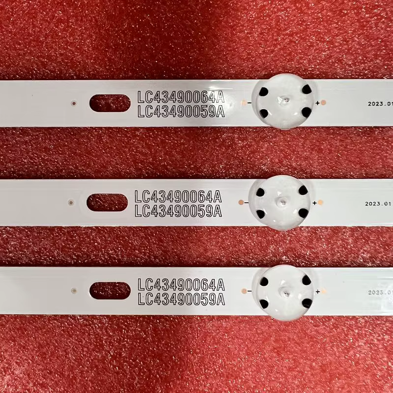Bandes de rétroéclairage LED pour TV, 43LJ5550, 43UM7100PLB, 43LJ510V, 43UJ651V, 43LJ624V, 43LJ634V,