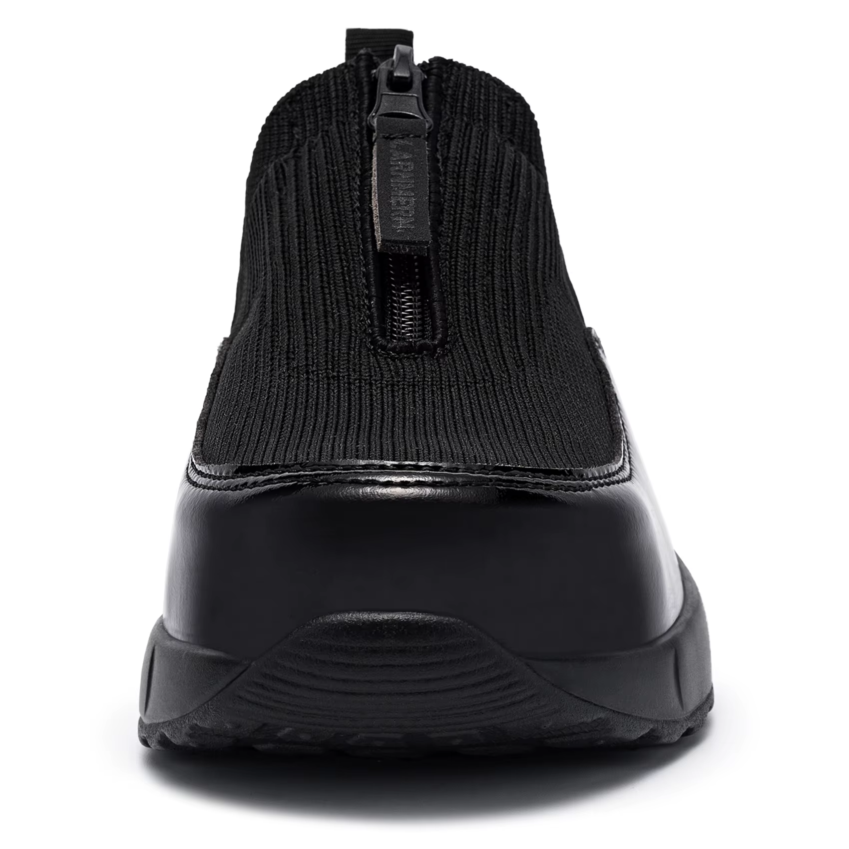 LARNMERN chaussures à bout en acier pour femmes coussin d'air chaussures de travail légères sans lac