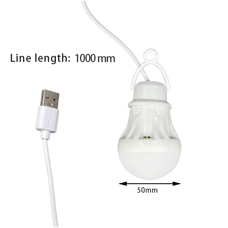 Lanterne portable, lampes de camping, ampoule USB 5W, outil multifonctionnel pour le camping en plei