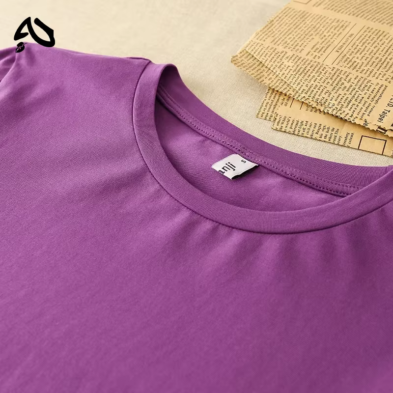 Robe longue décontractée en coton pour femme, ample, à manches longues, col rond, couleur unie, styl