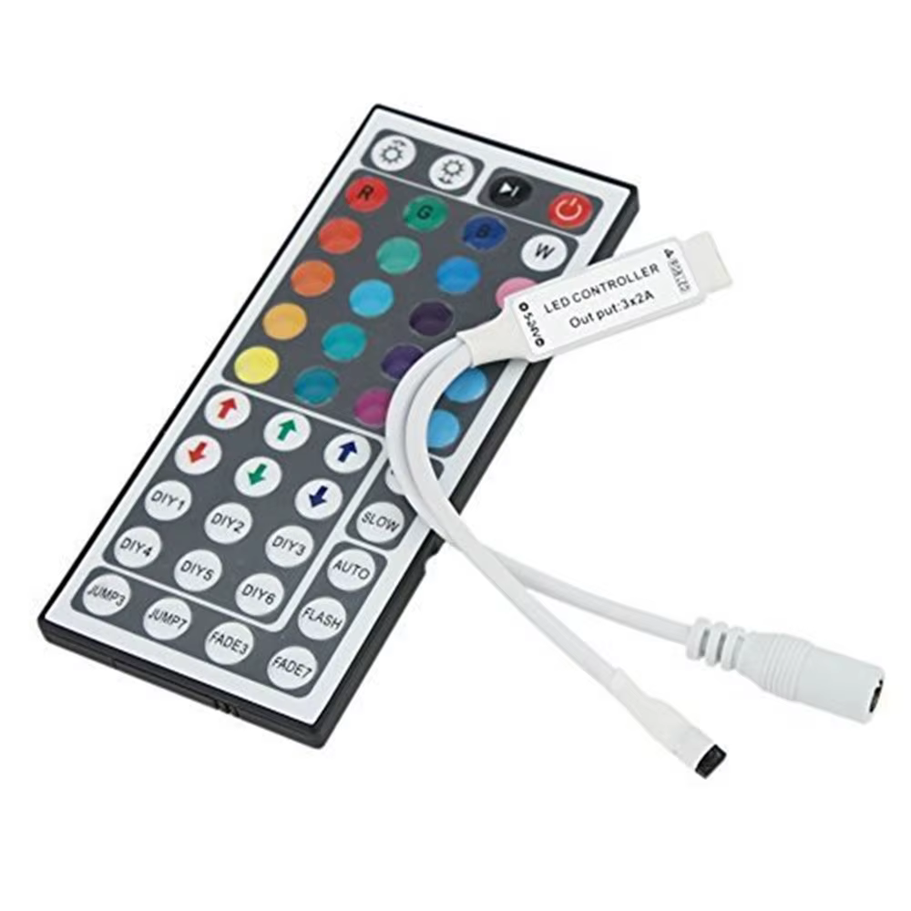Contrôleur Led IR RGB contrôleur LED lumières contrôleur IR variateur à distance dc 12v pour RGB 352