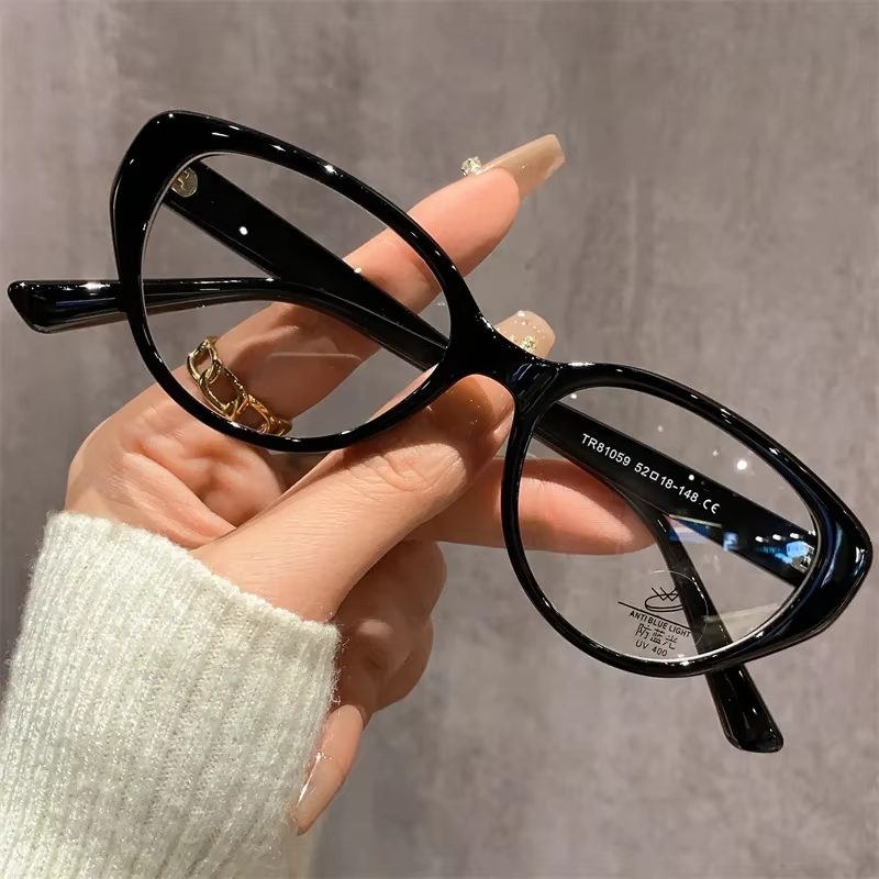 Lunettes de myopie rétro œil de chat coréen, à la mode, Anti lumière bleue, vue de près, Ultra légèr