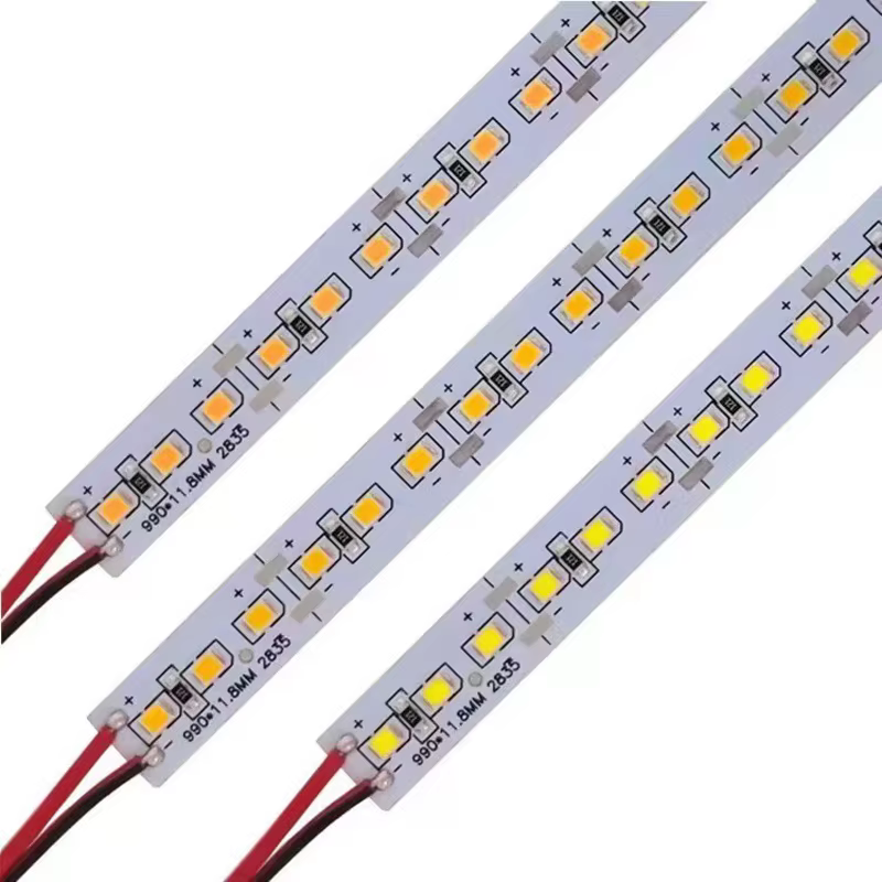10 pièces 25cm 50cm 12V 24V 2835 LED bande dure 144 led/m 3000k blanc naturel 4000k 4500k blanc 6000