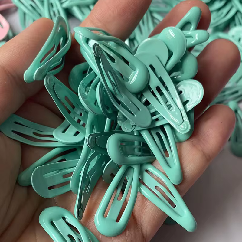 Pinces à cheveux BB colorées en forme de goutte d'eau pour enfants, 20 pièces/lot, 3cm, jolies éping