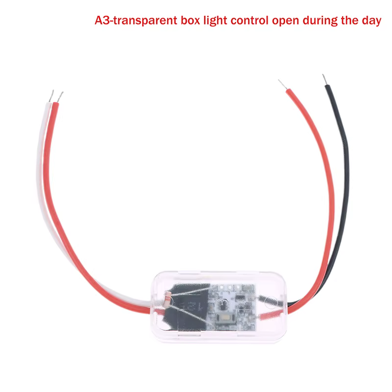 Commutateur de capteur de contrôle de lumière DC 12V 24V, fonctionne dans la nuit ou le jour, marche
