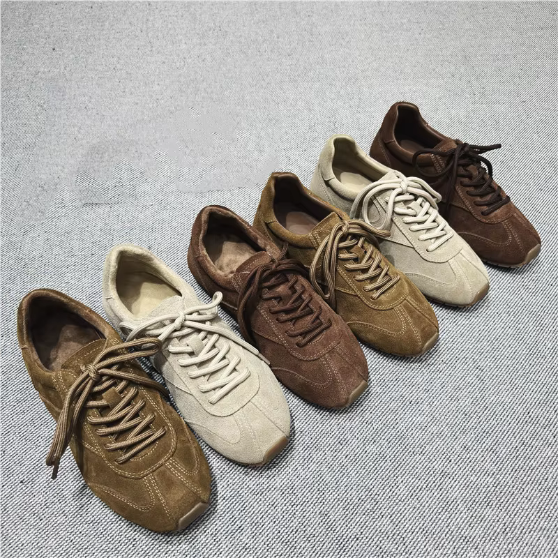 AIYUQI 2026 Nouvelles baskets plates antidérapantes pour femmes, chaussures d'entraînement allemande
