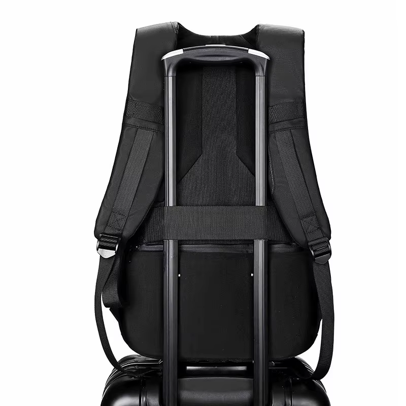 LED affichage sac à dos voyage d'affaires 15.6 pouces sac à dos pour ordinateur portable hommes bric