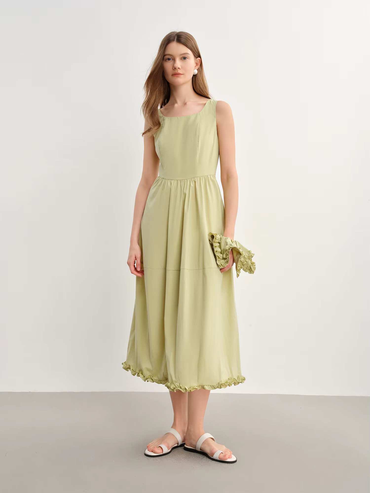 DUSHU 2025 Robe trapèze d'été pour femme améliorant la courbe – Taille profilée et bretelles d'inspi