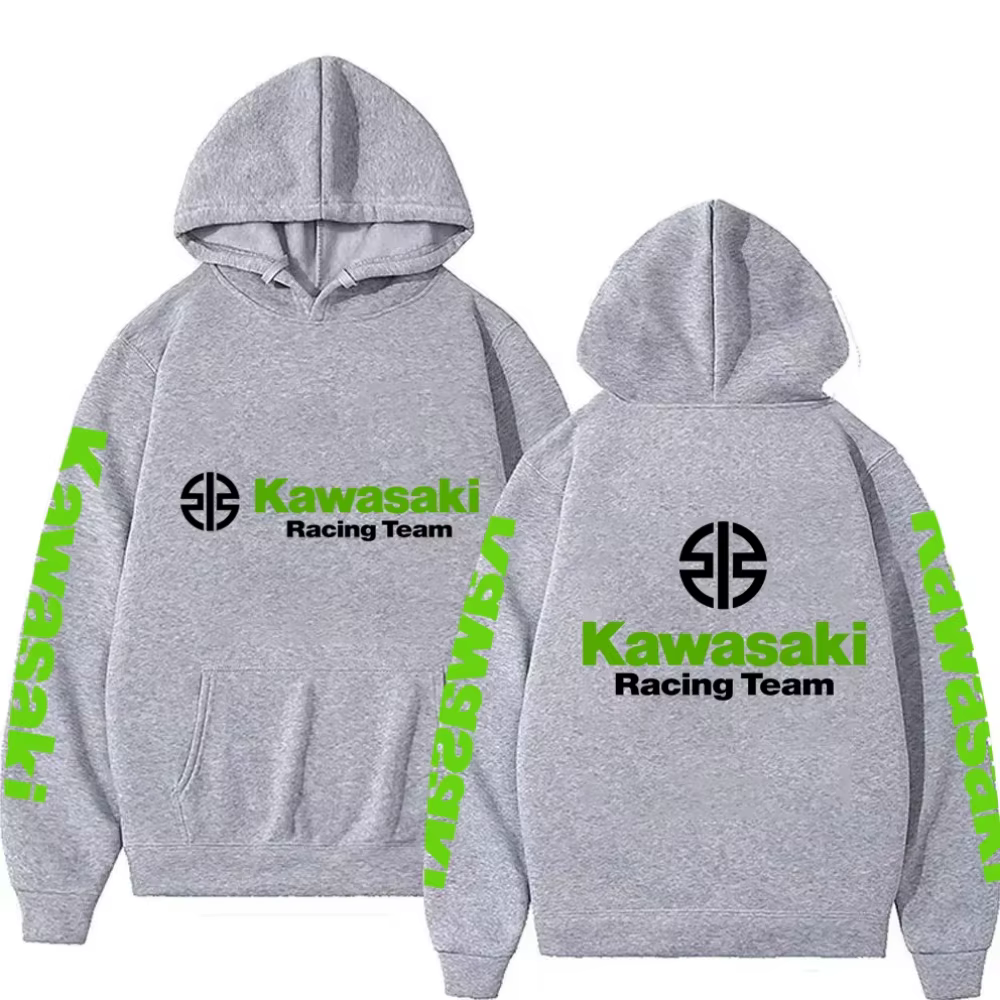 2025 nouveau printemps et automne hommes nouveau logo de moto Kawasaki sweat à capuche pour femme dé