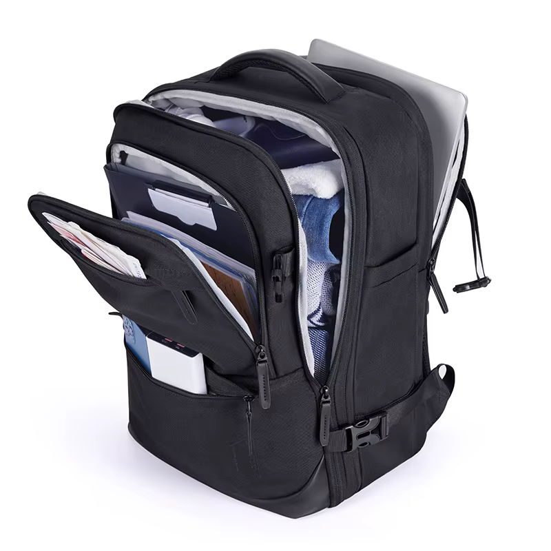 4 pièces 40L cabine de voyage sac à dos BAGSMART 17.3 ''sac à dos pour ordinateur portable compagnie