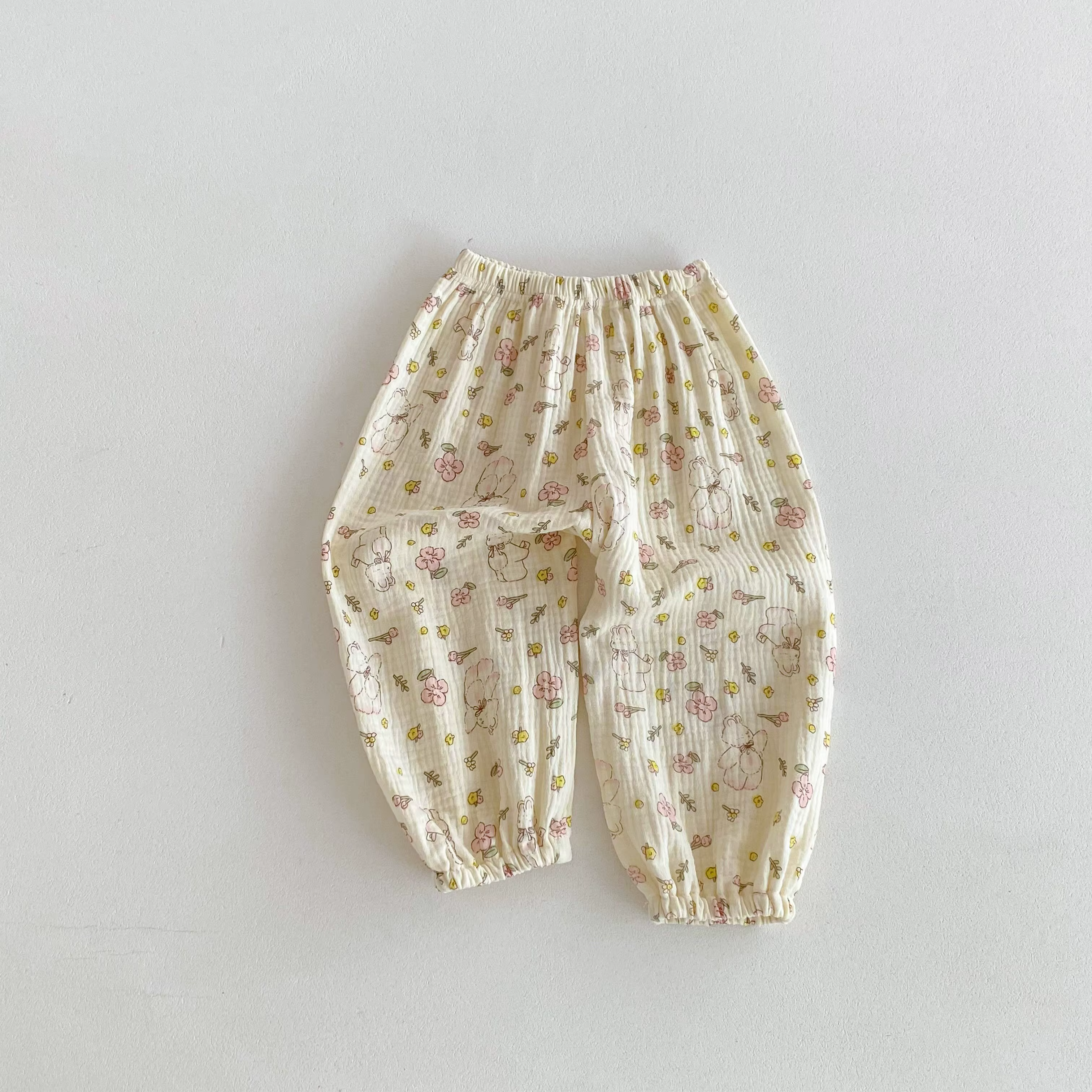 Vêtements d'été pour bébés garçons et filles, pantalons anti-moustiques pour enfants, amples et déco