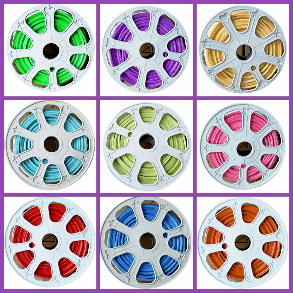 Bande Néon de Mathiation Flexible Pliable en Silicone, 12 Couleurs, DC12V 2835 SMD S Forme 120LED, D