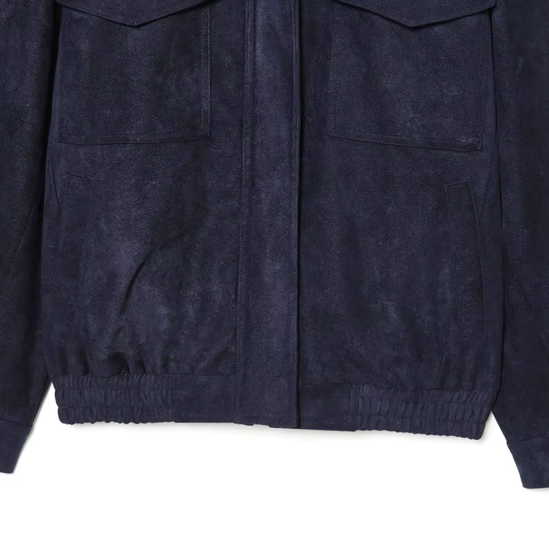 HXAO nouveauté veste en daim vestes pour femmes automne gris foncé kaki Bomber veste Chic fermeture
