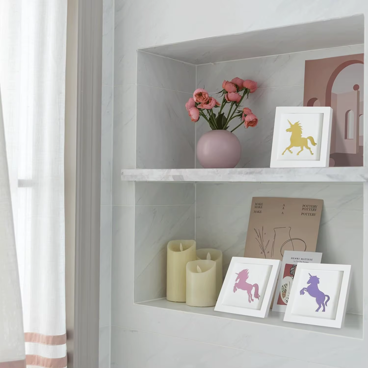 Décorations Murales en Bois 3D Encadrées pour Chambre d'Enfant, Signe de Table sur le Thème de Nairo