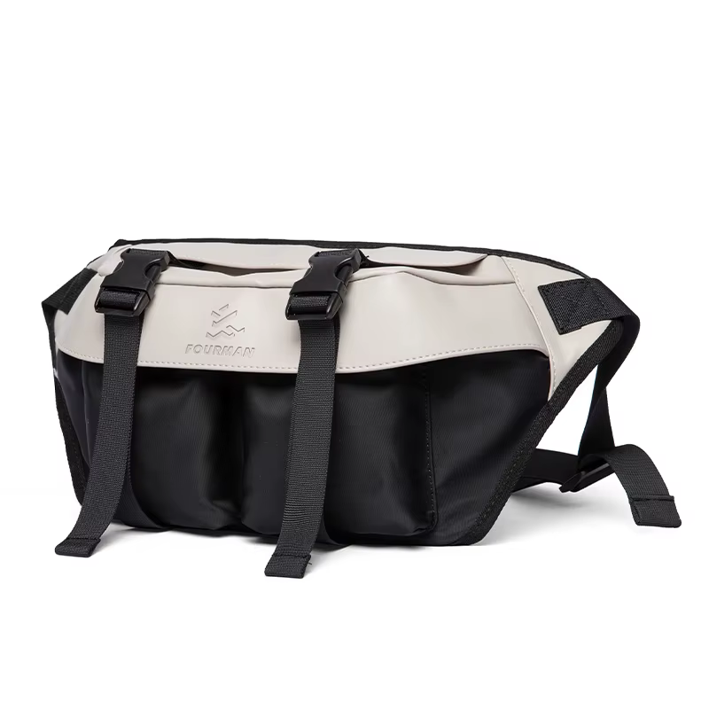 Sac à Bandoulière Décontracté pour Homme, Sacoche Japonaise, Solide, Épissage, Grand Espace, iPad 9.
