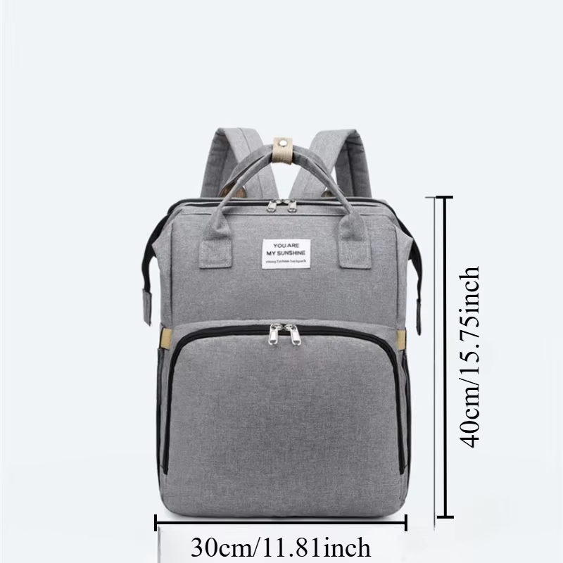 Nouveau Sac à Langer Pliable Multifonctionnel pour Maternité, Sac à Dos pour Biberons et Couches, Sa