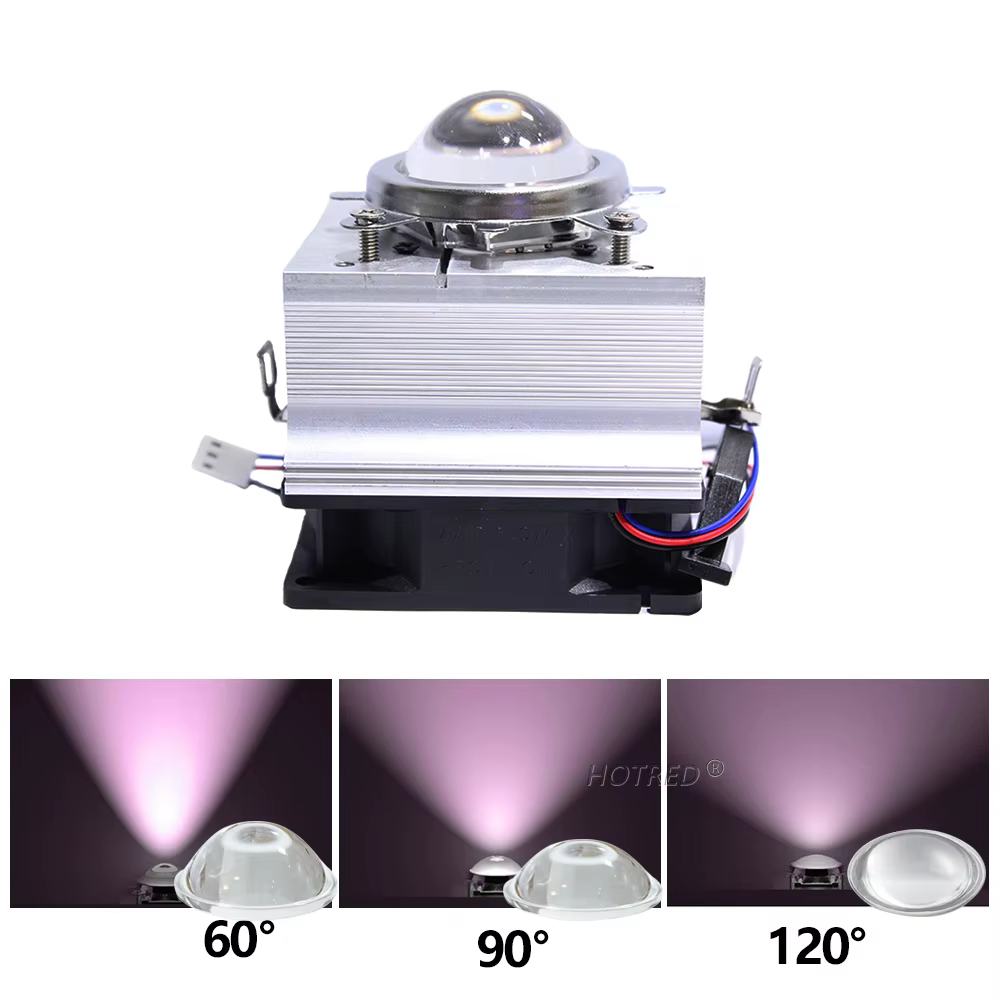 Dissipateur thermique LED pour délit, refroidissement des religions + 60 /120 Louvain 44mm Lènes + R