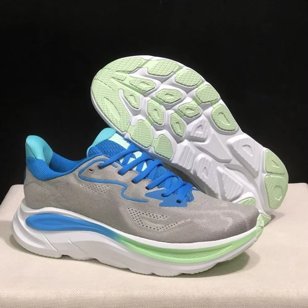 Clifton 10 Sneakers d'extérieur amortissantes pour la course courte, chaussures confortables pour le