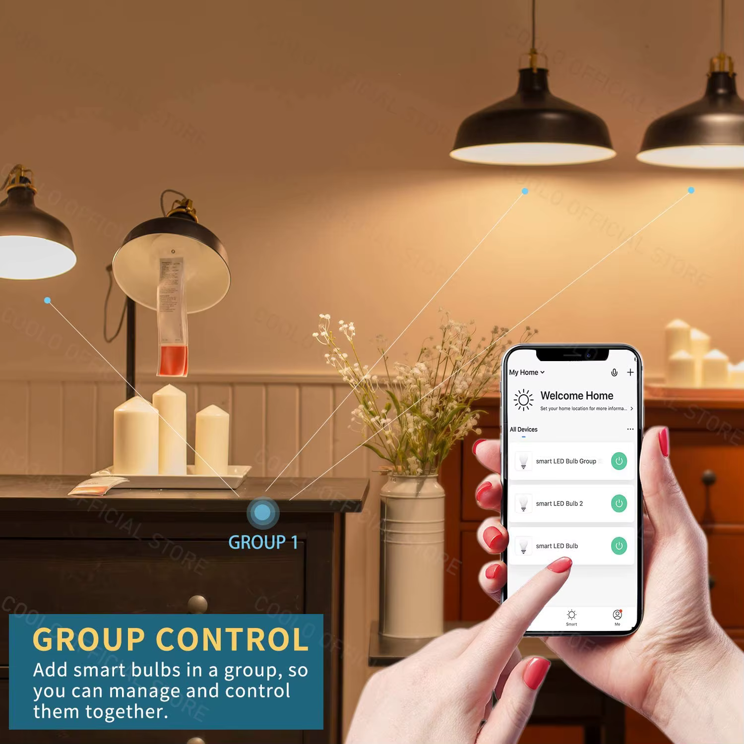 Ewelink-Ampoules LED intelligentes E26, Ampoules LED, Wifi, RGB, CW, WW, 15W, 18W, Alexa, Google, Sm