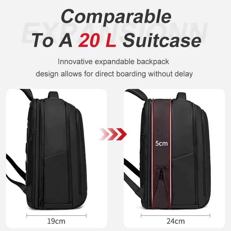 Sac à dos FENRUIEN, sac pour ordinateur portable 16 pouces pour hommes, grande capacité, épaisseur e