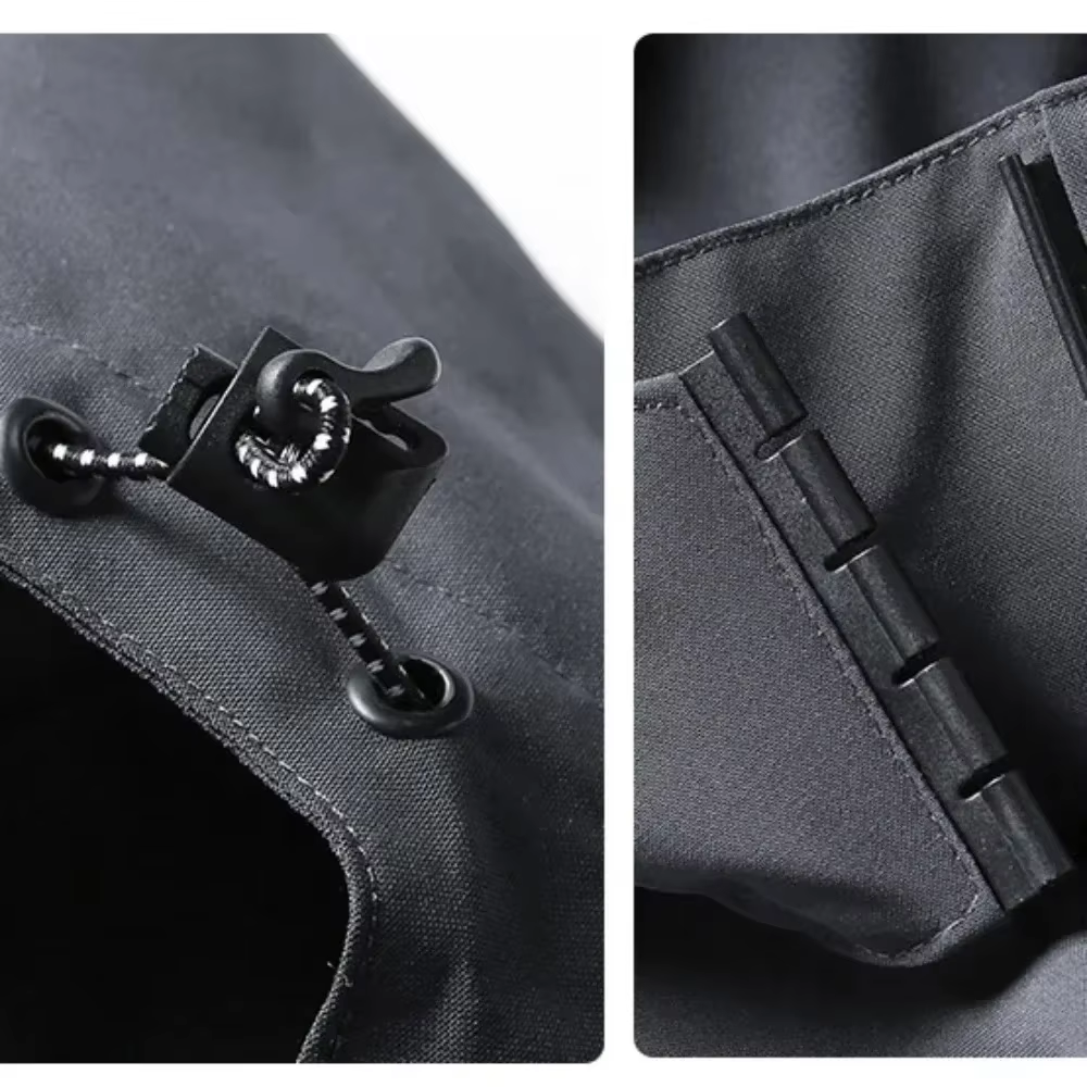 Veste d'extérieur pour femmes, coupe-vent imperméable à capuche, fermeture éclair, randonnée, escala