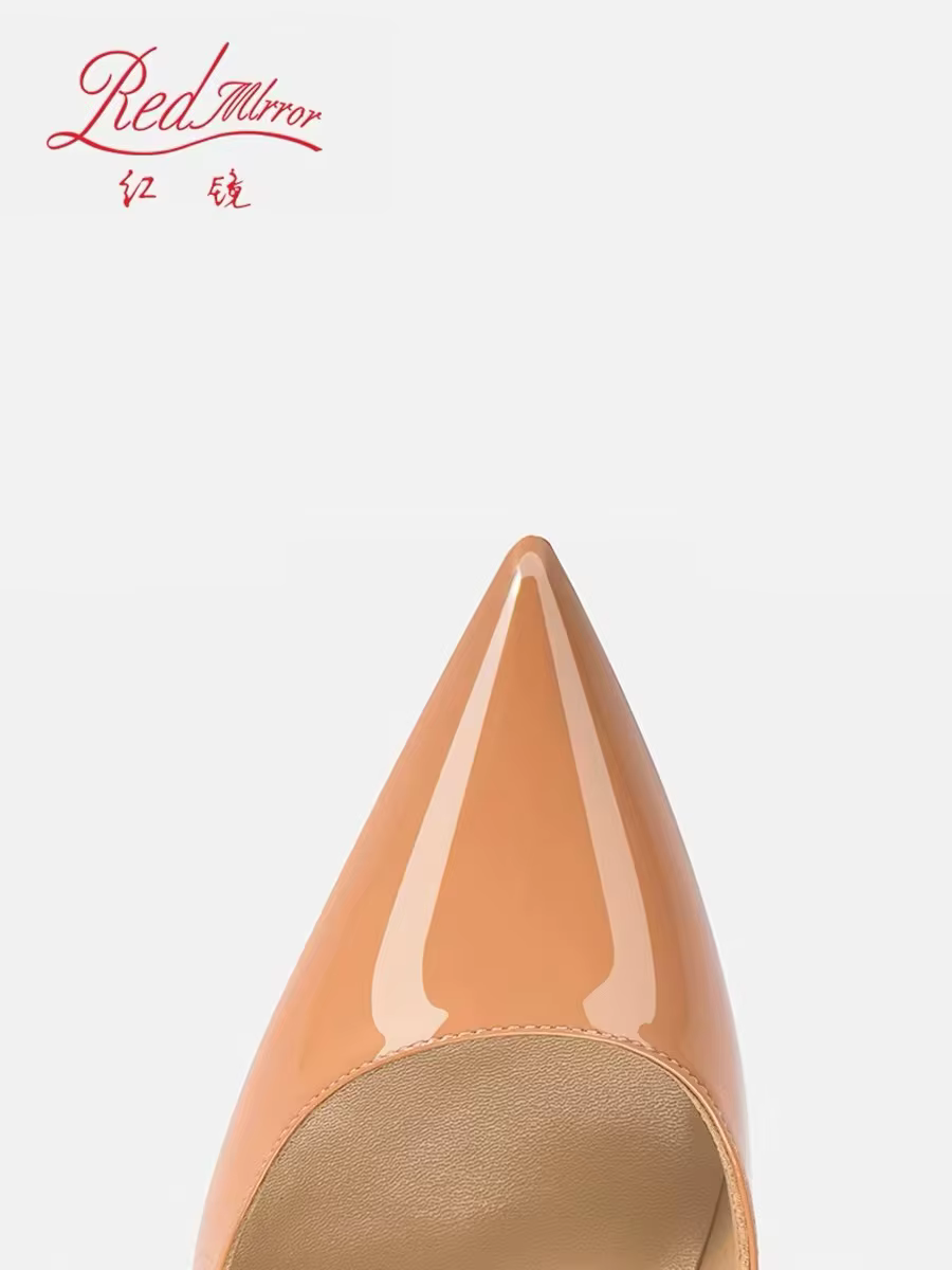 Talons hauts à semelles noires et rouges pour femmes en 2024, nouveau style professionnel, chaussure