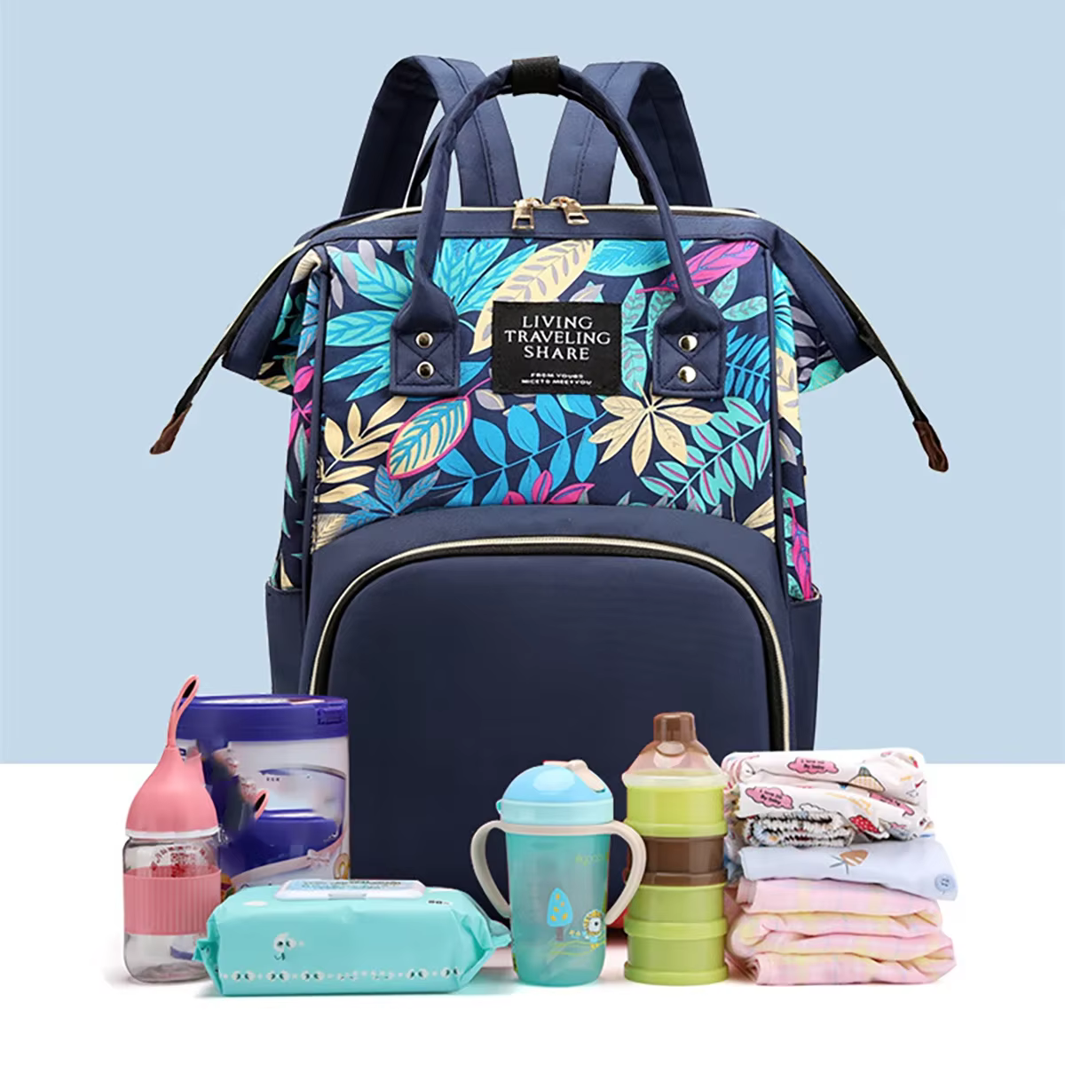 Sac à dos pour maman, sac à dos à bandoulière pour dames, grande capacité, sacs d'allaitement pour m