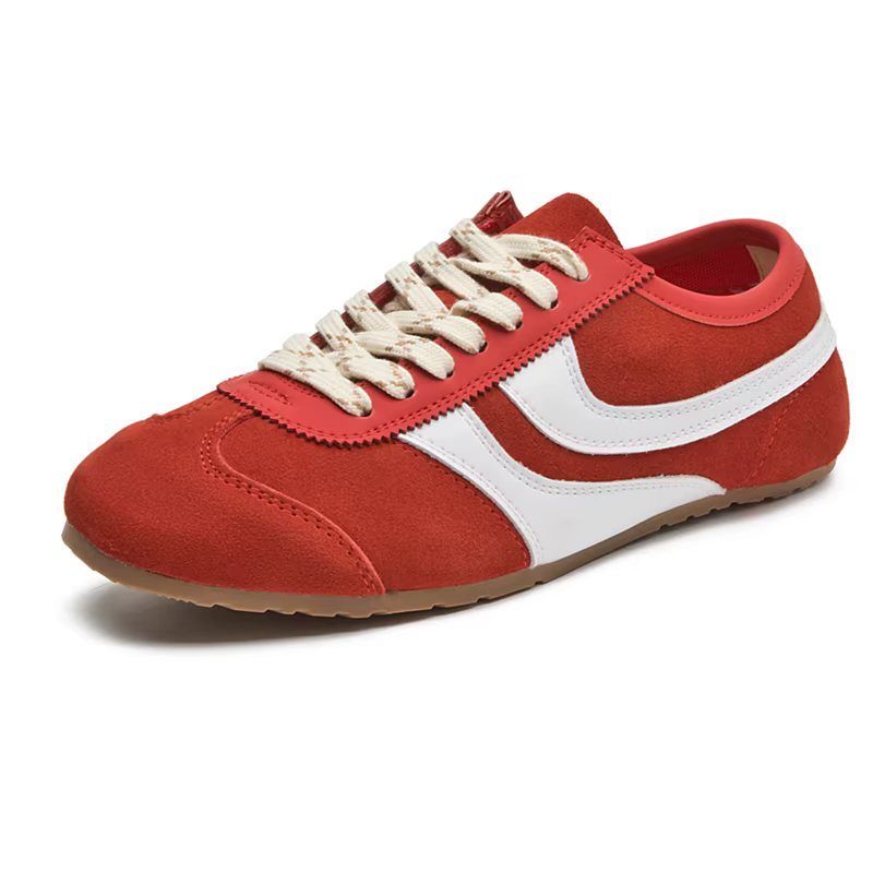 Chaussures d'entraînement allemandes pour femmes 2026 – Nouvelles baskets en cuir véritable pour fem