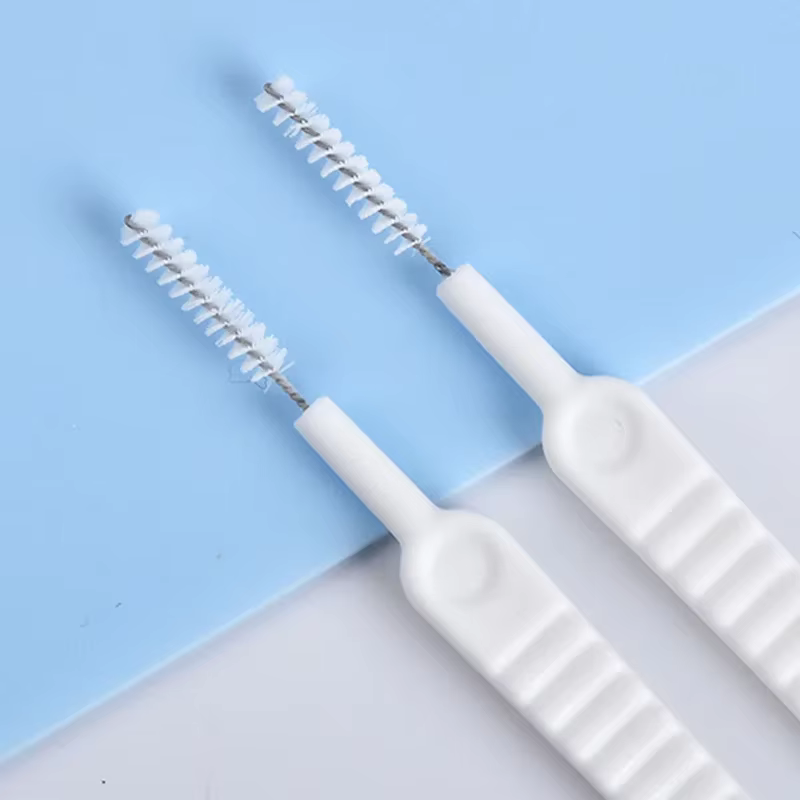 Petite brosse en Nylon, pomme de douche, trou de téléphone portable, brosse de nettoyage des espaces