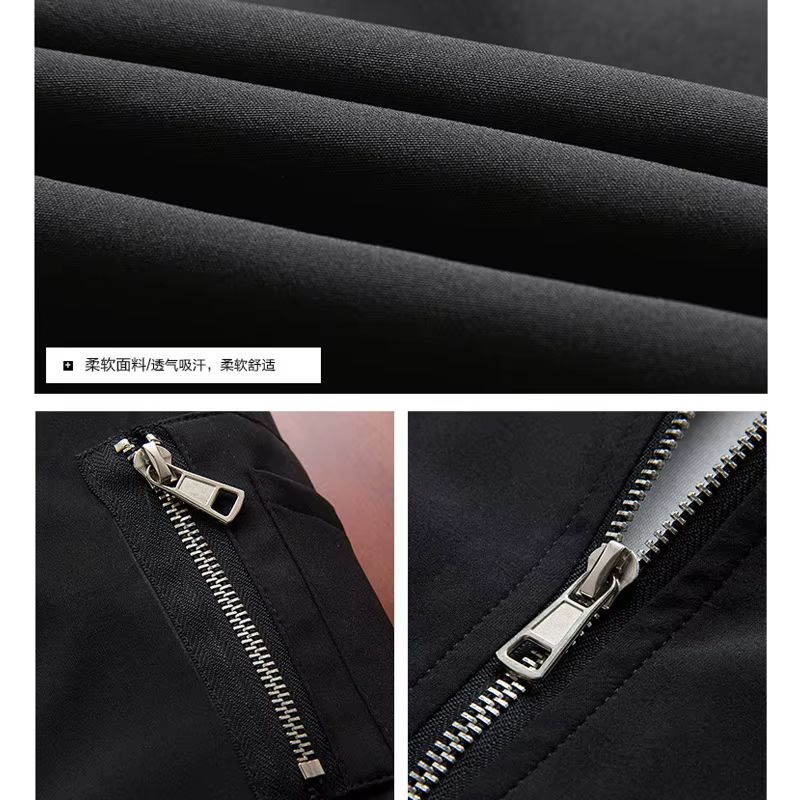 Hommes Bomber veste mince à manches longues vestes de baseball hommes coupe-vent fermeture éclair co