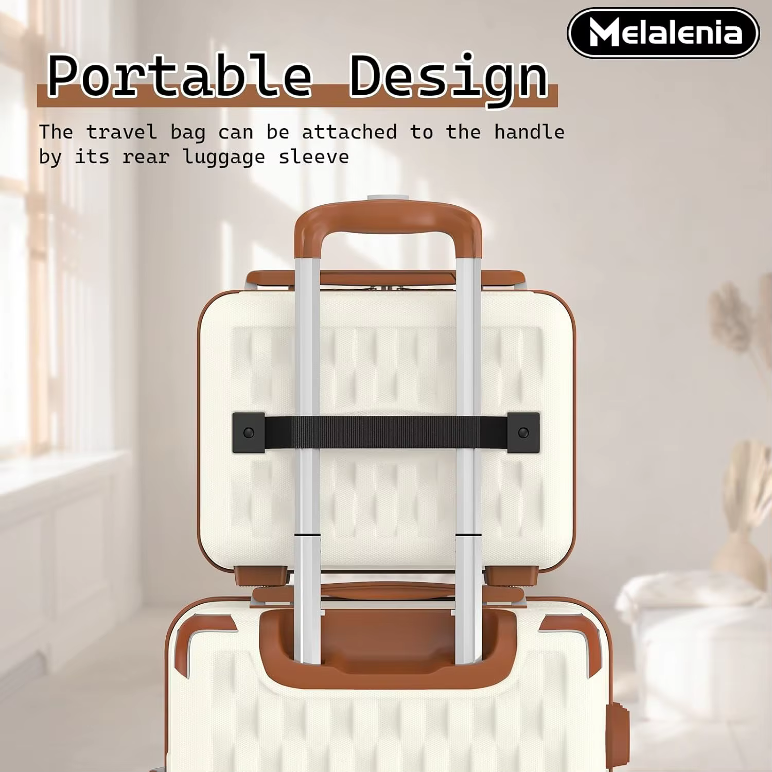 Ensemble de bagages légers et durables de 7 pièces, valise de voyage familiale avec serrure TSA et r