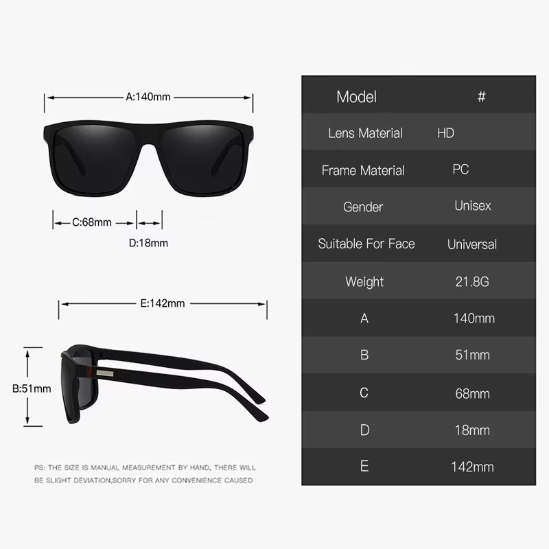 Lunettes de soleil carrées vintage pour hommes et femmes, lunettes de soleil de créateur, lunettes d