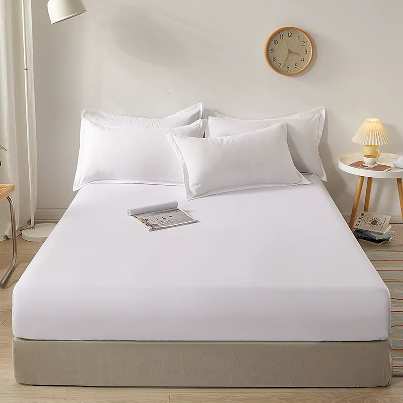 Drap-housse 100% coton avec bandes élastiques, housses de matelas réglables antidérapantes pour lit 