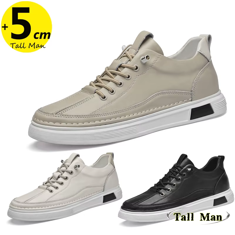 Homme ascenseur baskets hommes Booster chaussures ascenseur hauteur augmenter semelle intérieure 5cm