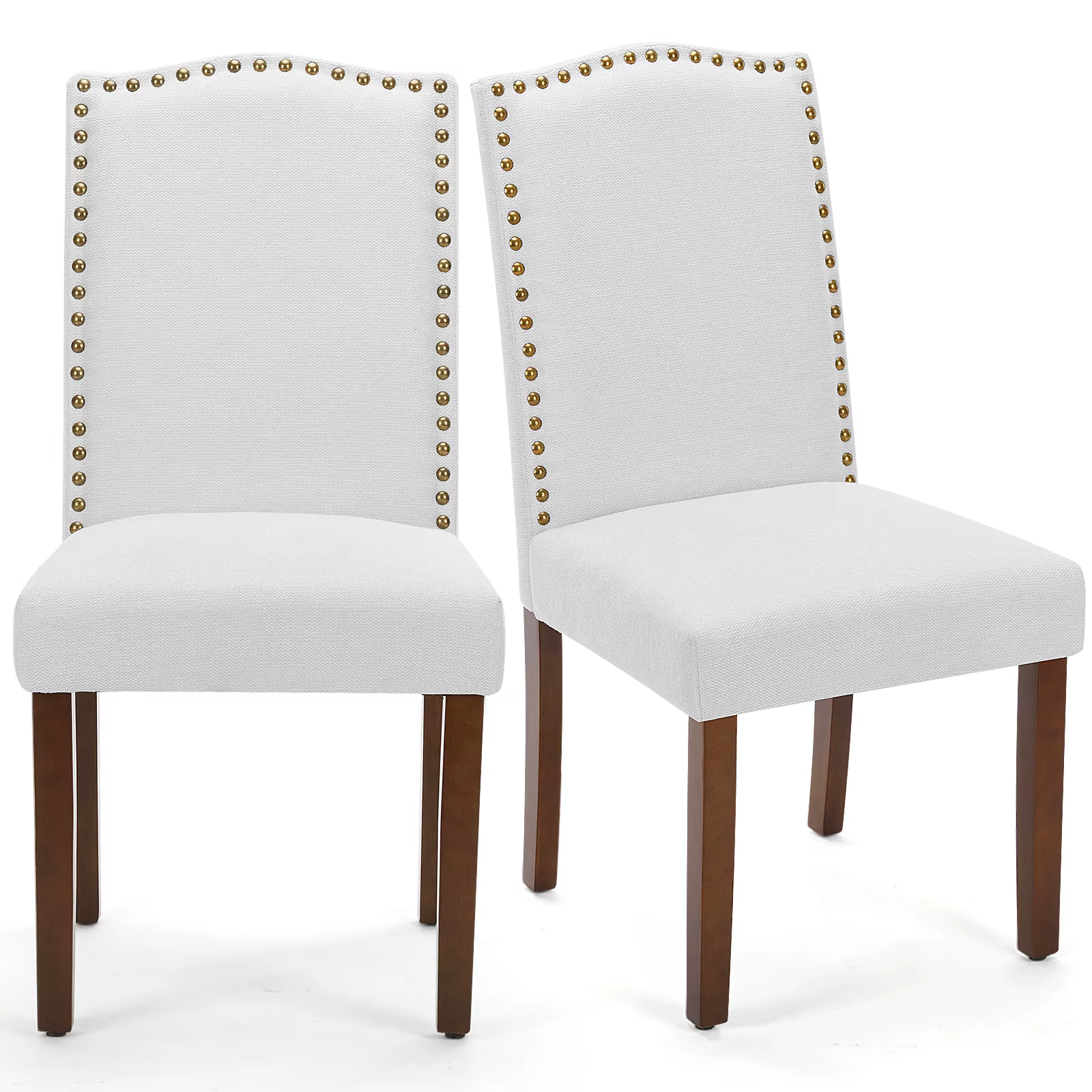 JIAN-Ensemble de chaises de salle à manger avec dossier rembourré, coussin en éponge épaissie, chais