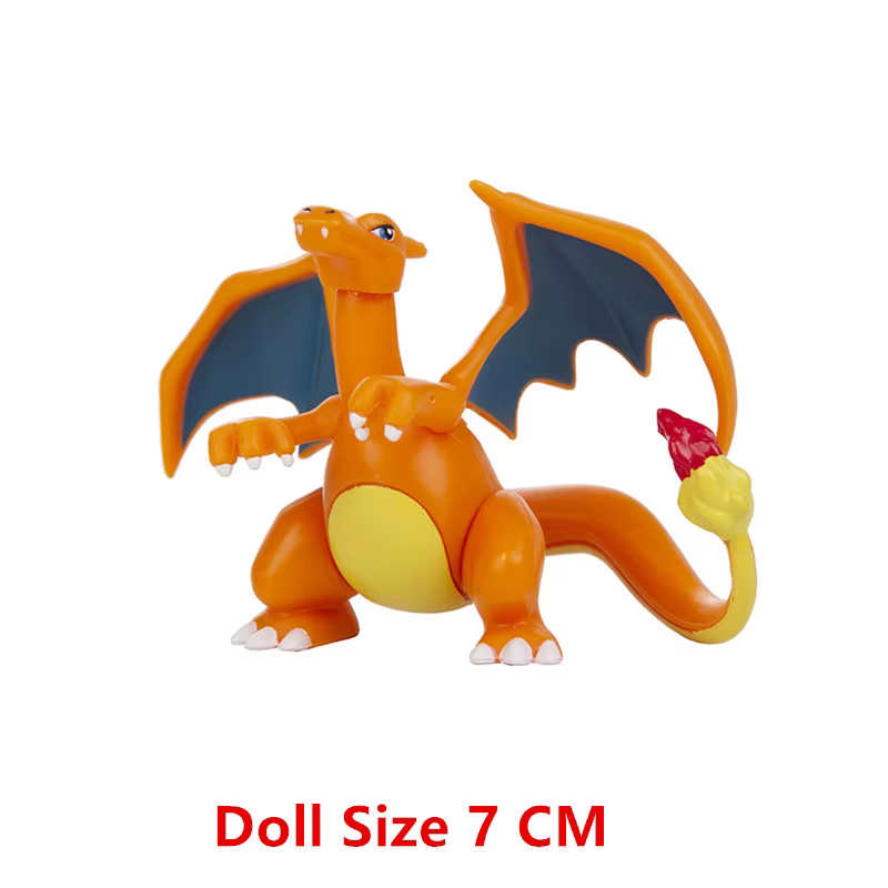 Figurine de dessin animé Pokemon en vrac, Lot d'achat Pikachu Charizard Mew Mewtwo, jouets d'action 