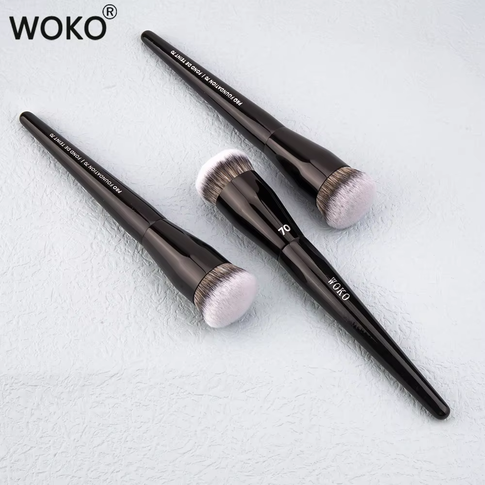 70 Pro grand fond de teint brosse crème fond de teint pinceau de maquillage potelé professionnel che