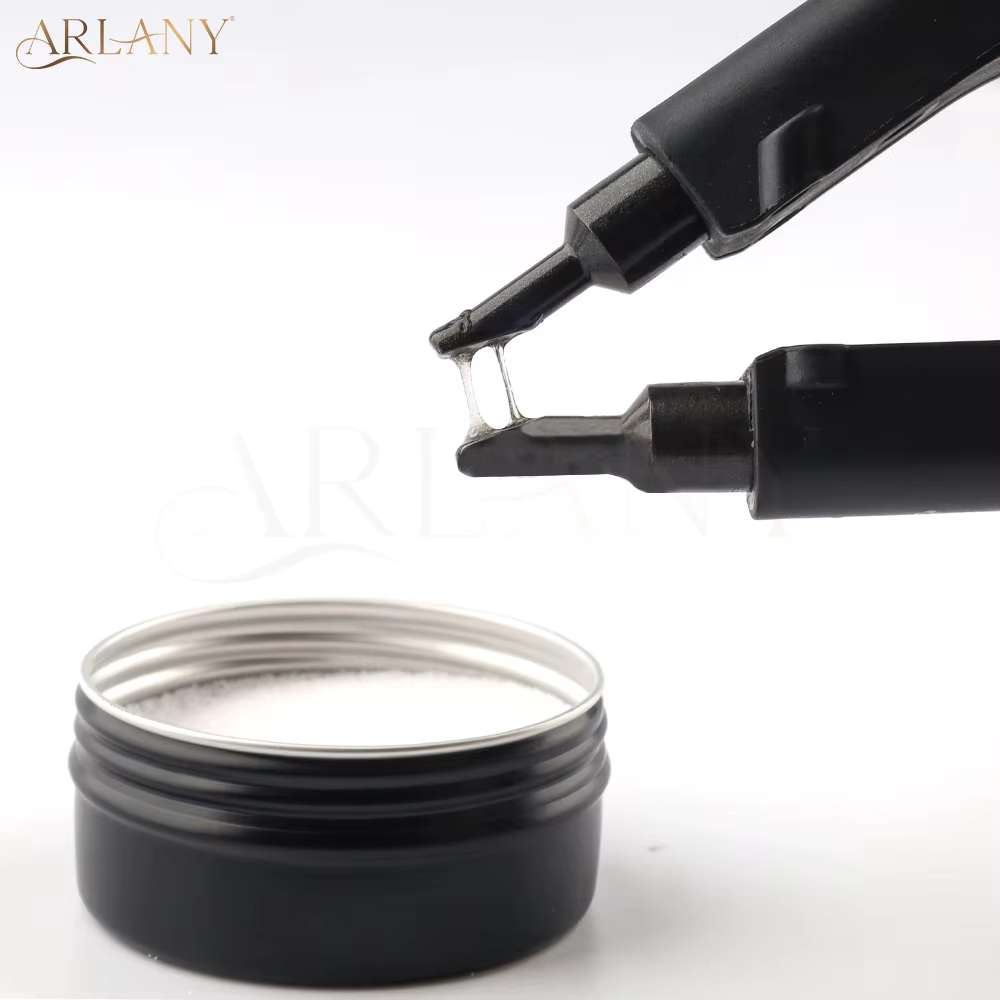 ARLANY poudre de colle à la kératine pour Extensions pré-collées colle à la kératine italienne poudr