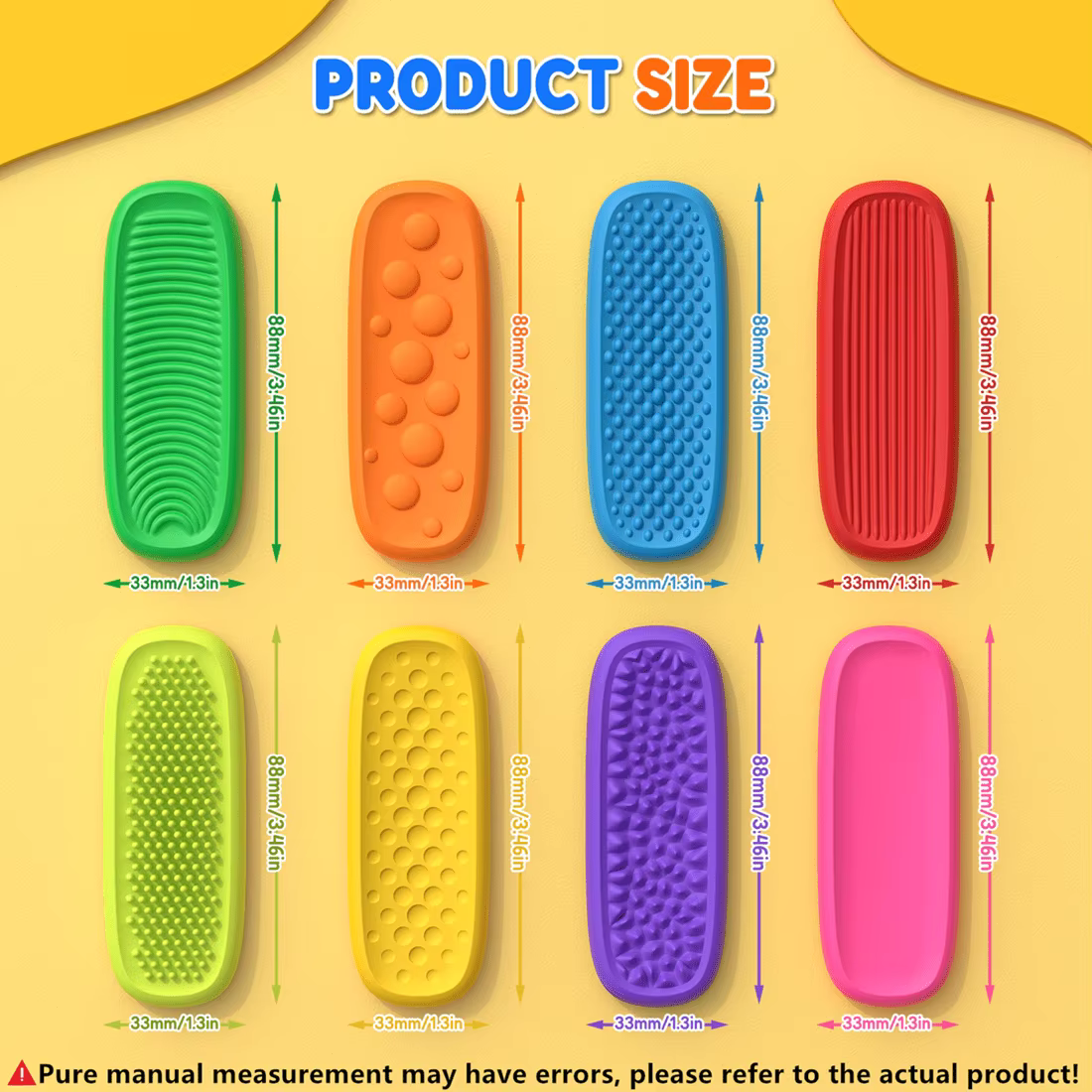 Bande sensorielle en Silicone, jouets Fidget pour enfants, décompression d'autisme, jouet apaisant, 