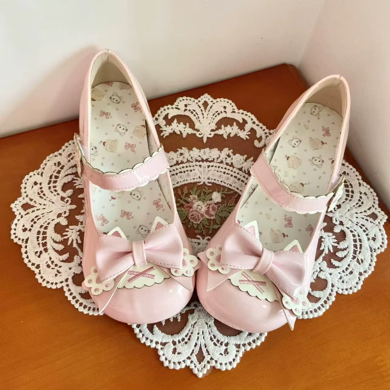 Chaussures Mary Jane pour femmes, chaussures décontractées exquises à bout rond, style Lolita, chaus