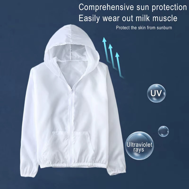 Manteau de Protection solaire respirant à séchage rapide pour femmes et hommes, manteaux légers pour